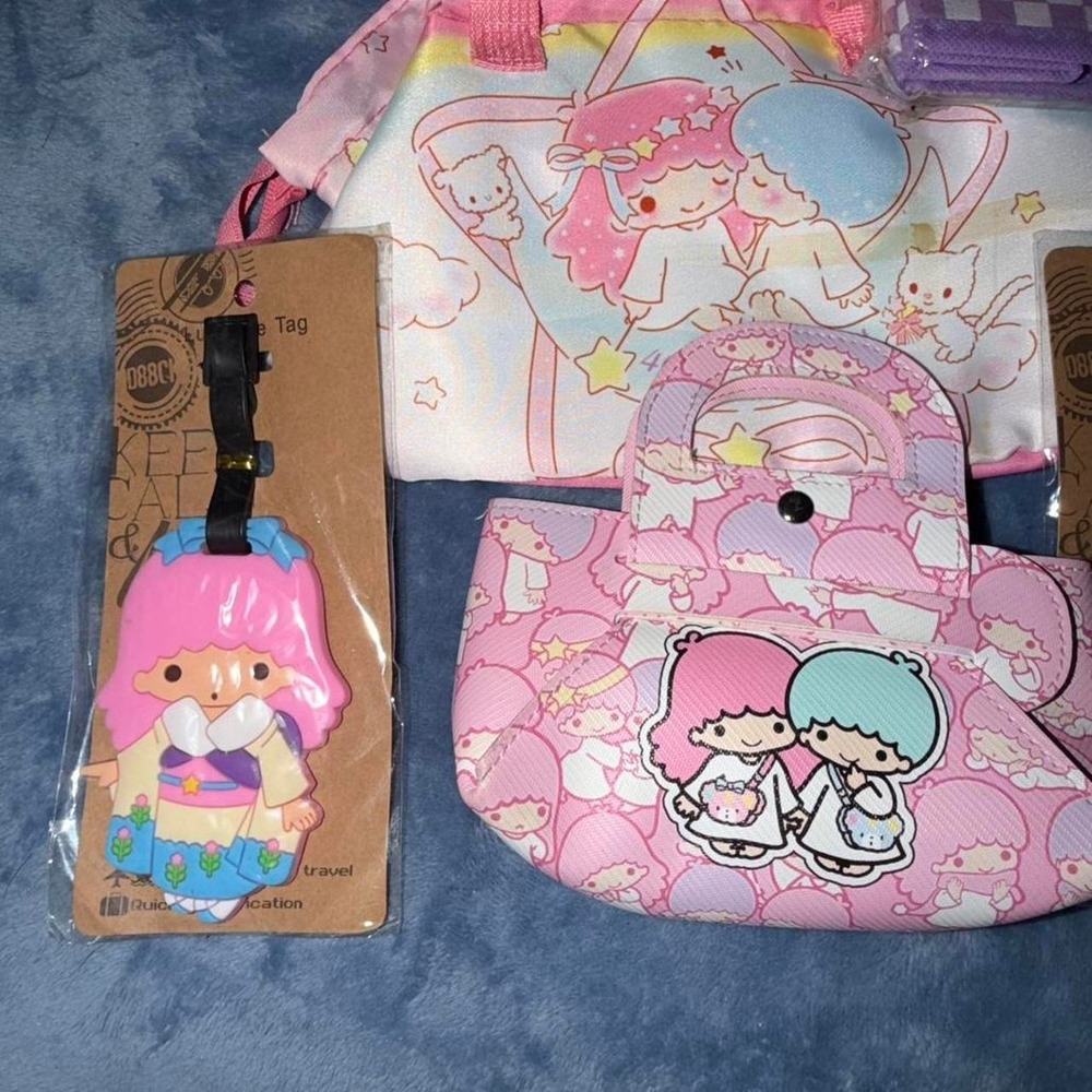 Sanrio Little Twin Stars pink luggage set - Picture 2 of 6
